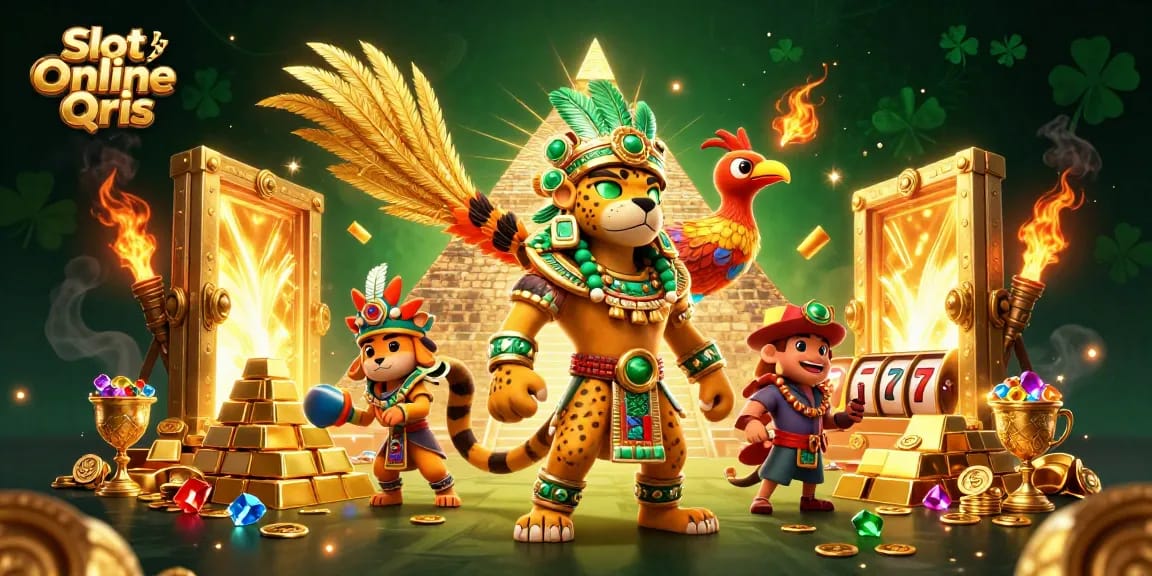 Win big with thrilling Slot Online Qris featuring vivid 3D characters and dazzling treasures!