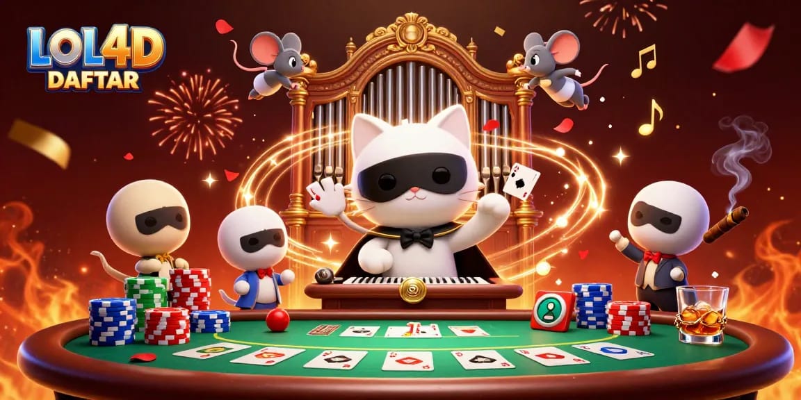 Mainkan LOL4D DAFTAR dengan gaya! Ilusi 3D penuh warna di casino yang mewah.