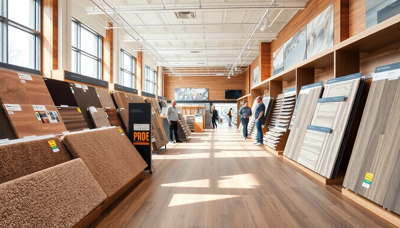 Explore selection at flooring stores near me showcasing diverse flooring options.