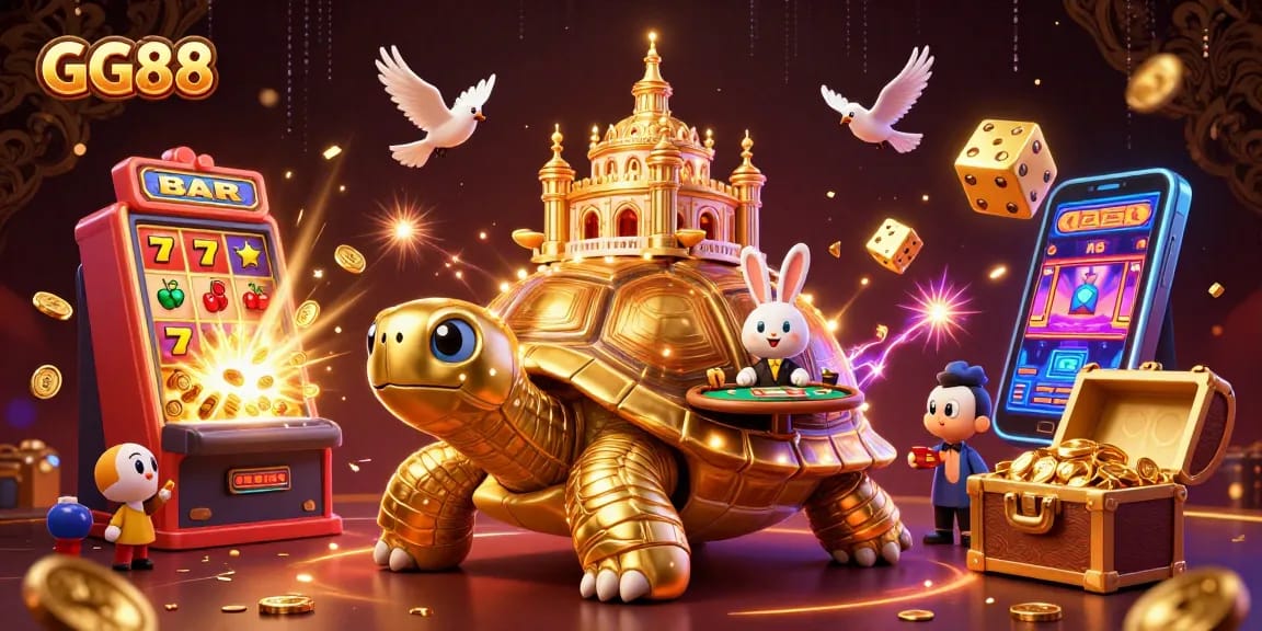 Experience thrilling wins at GG88 with captivating casino adventures, featuring slots and live gaming elements.