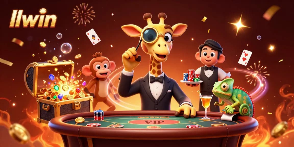 Win big with llwin at a vibrant casino scene featuring high-stakes excitement and dynamic gaming elements.