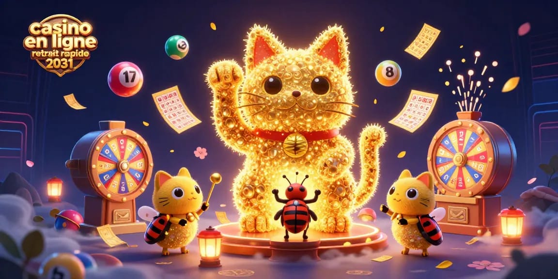 Jeux passionnants et gains rapides sur le casino en ligne retrait rapide 2031 avec une atmosphère dynamique.