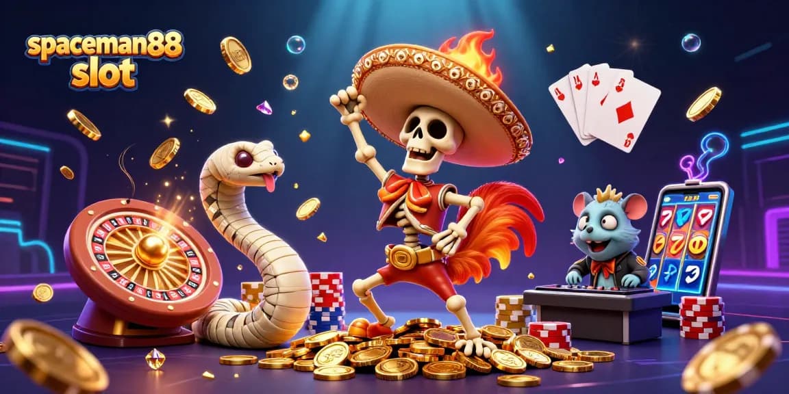 Experience the vibrant action in spaceman88 slot featuring colorful characters and slots for an exciting online gaming adventure.