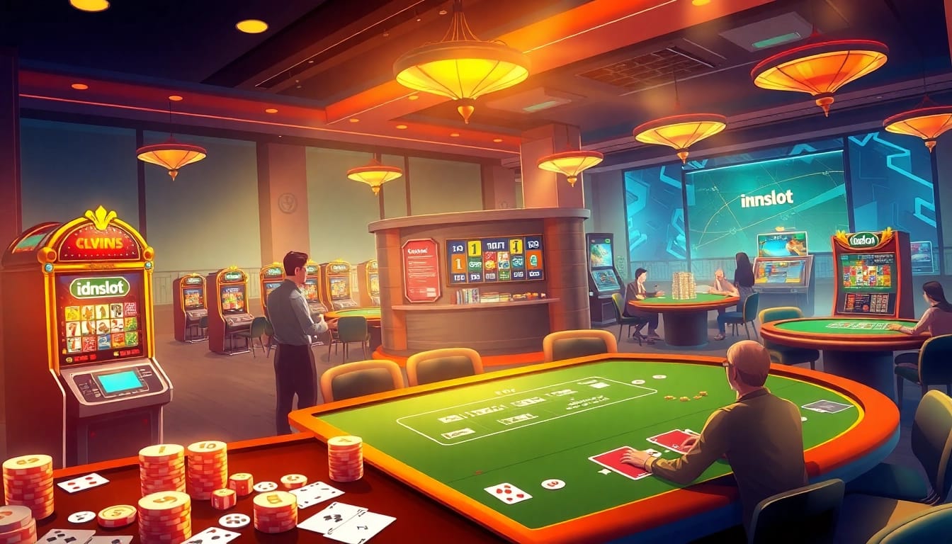 Experience the excitement of idnslot with vibrant casino visuals and dynamic gameplay.