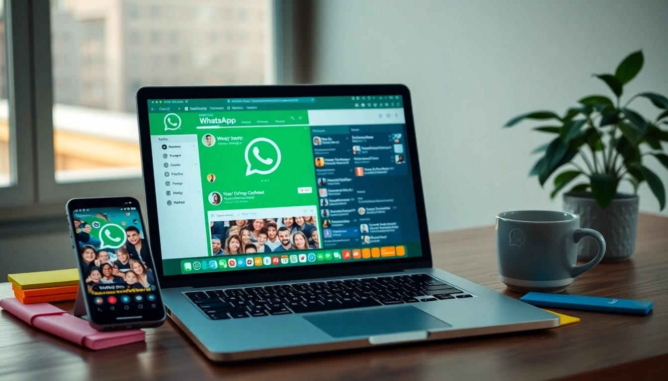 使用 WhatsApp 网页版与快连VPN实现高效工作区,确保安全通信