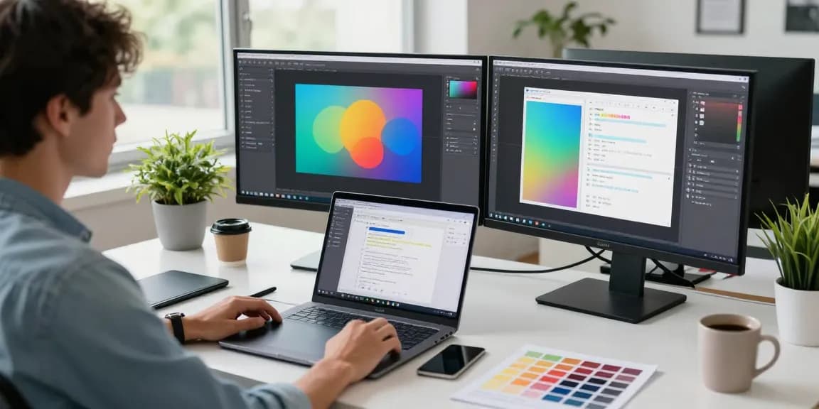 Efficient workspace showcasing Snipaste screenshot tool download in use for productivity.