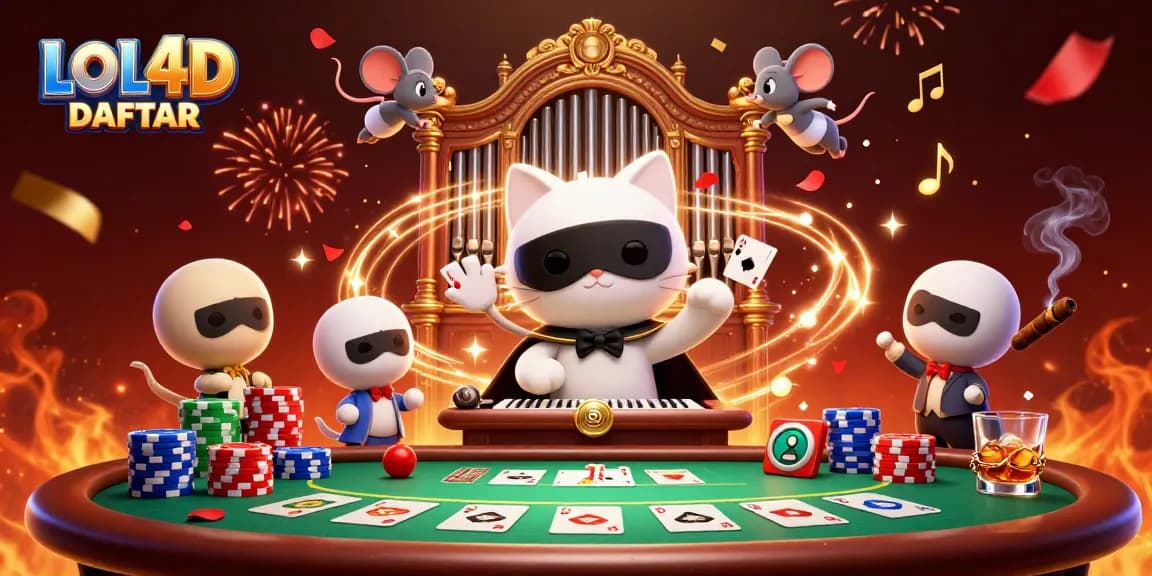 Mainkan LOL4D DAFTAR dengan gaya! Ilusi 3D penuh warna di casino yang mewah.