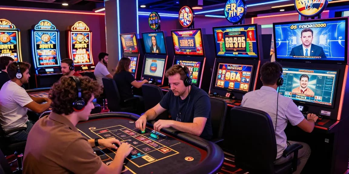 Engaged players enjoying the NAGA2000 online gaming platform in a lively virtual casino setting.