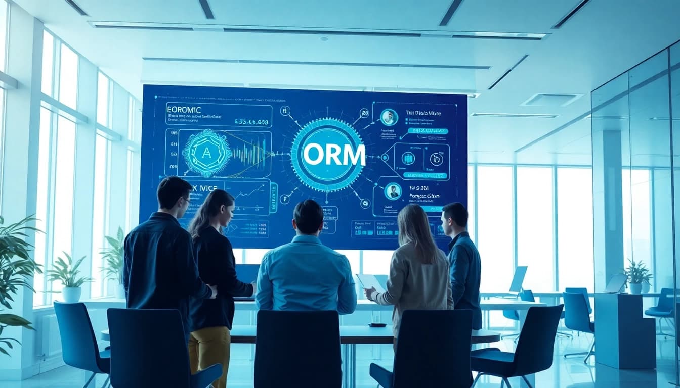 Visualize EORMC in action, showcasing collaborative blockchain development with a futuristic digital interface.