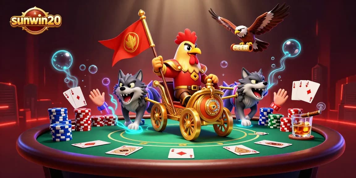 Players enjoy the sunwin20 casino experience with thrilling poker action and festive atmosphere