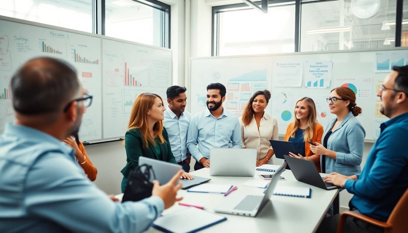 Explore the best job boards for salespeople in a dynamic team setting, promoting collaboration.