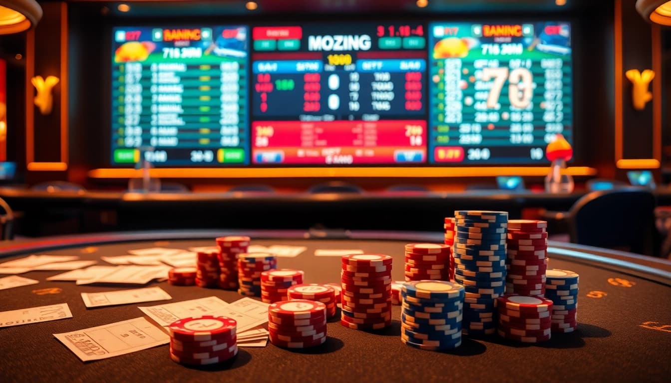 Players engaging in thrilling betting on 7upbet, surrounded by elegant casino elements.