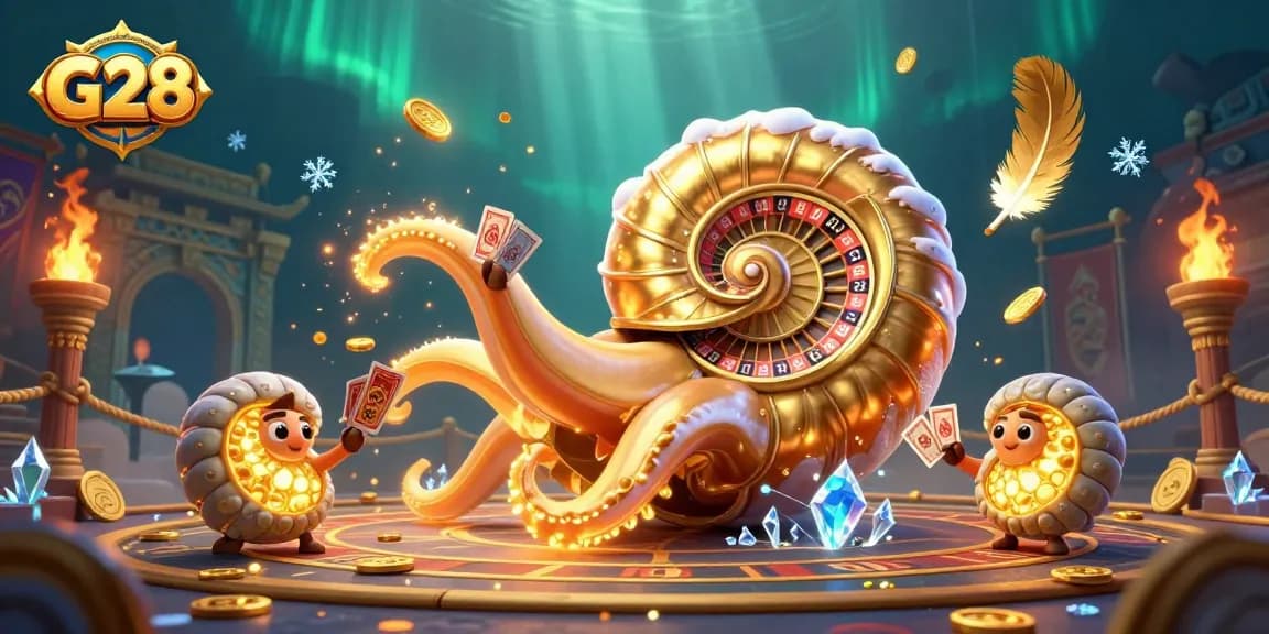 Engage with the thrilling world of gambling featuring giấy phép kinh doanh G28 amidst a vibrant, 3D casino scene.