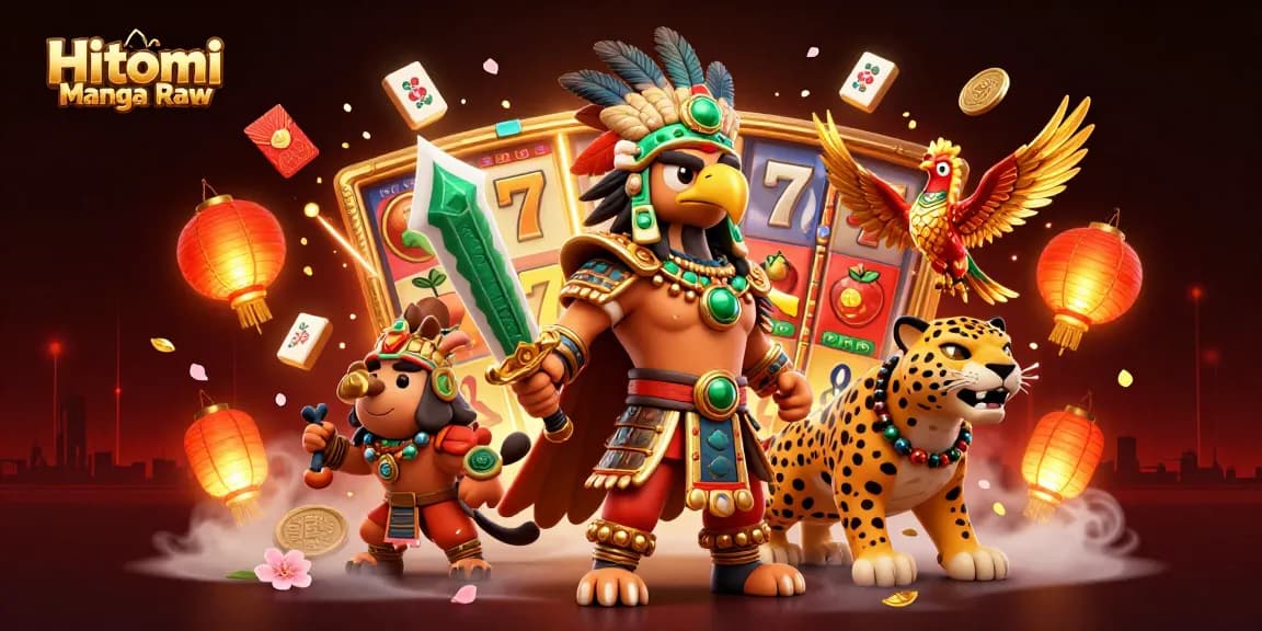 Engage in thrilling gameplay with Hitomi Manga Raw featuring dynamic slot elements and Aztec warriors.
