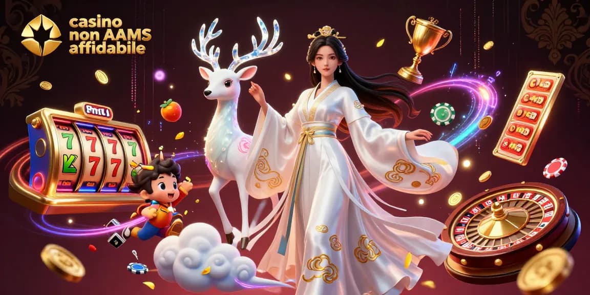 Vivi l'emozione con casino non AAMS affidabile che presentano vivaci visuali 3D di giochi e premi.