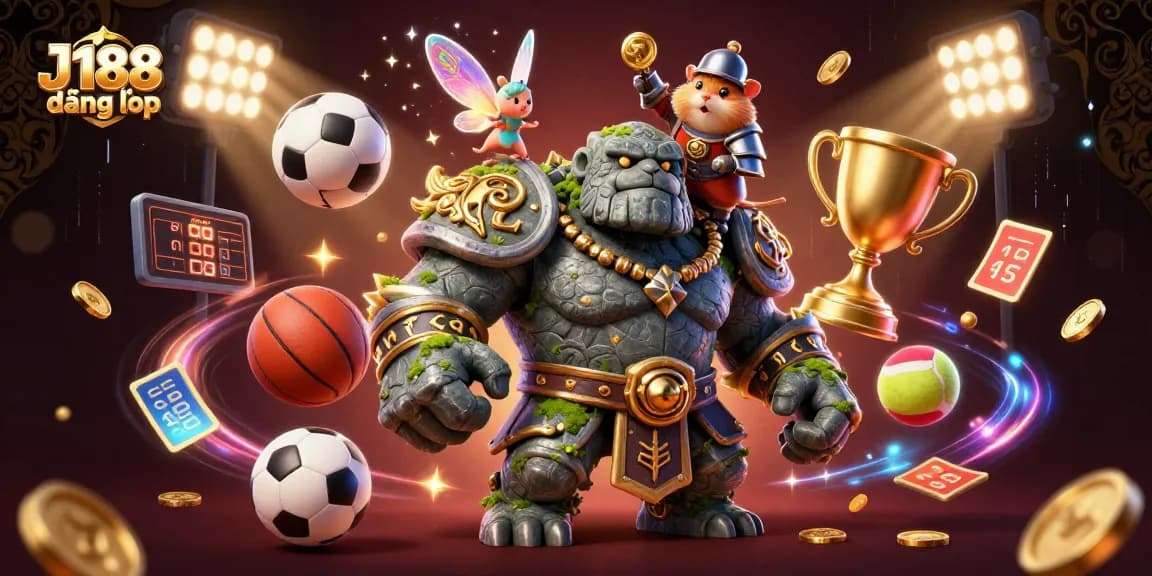 Play and win at J188 đăng nhập with dynamic gaming elements in a vibrant casino atmosphere.