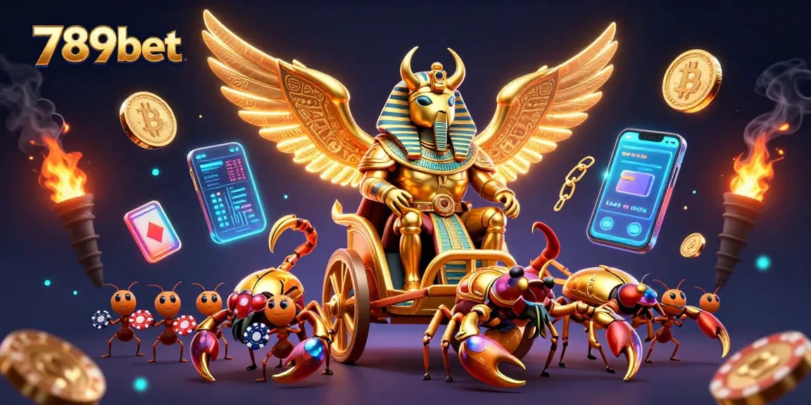 Play and win with 789bet at the vibrant online gaming scene, featuring a dynamic 3D casino illustration.