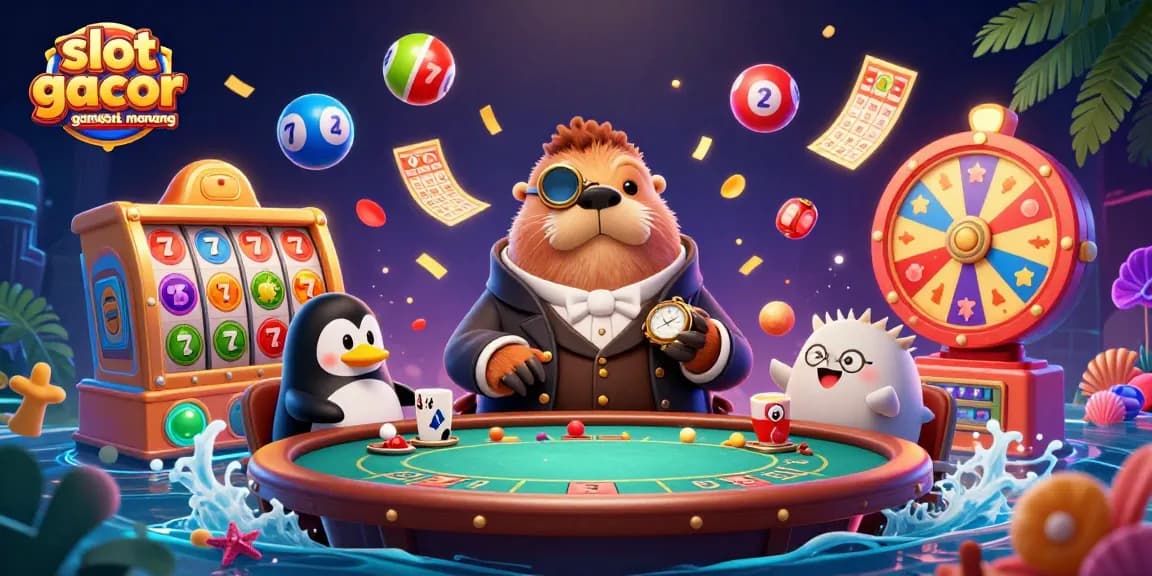 Experience the thrill of slot gacor gampang menang with vibrant visuals and engaging casino elements.