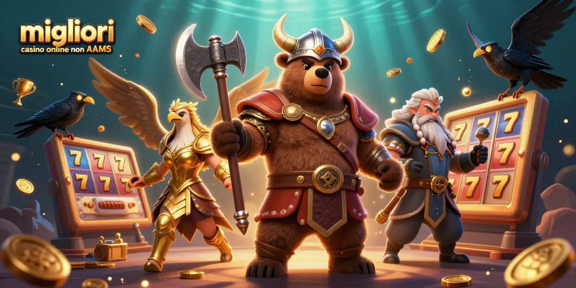 Vivi l'azione emozionante dei migliori casino online non AAMS con personaggi 3D vivaci ed elementi di gioco.