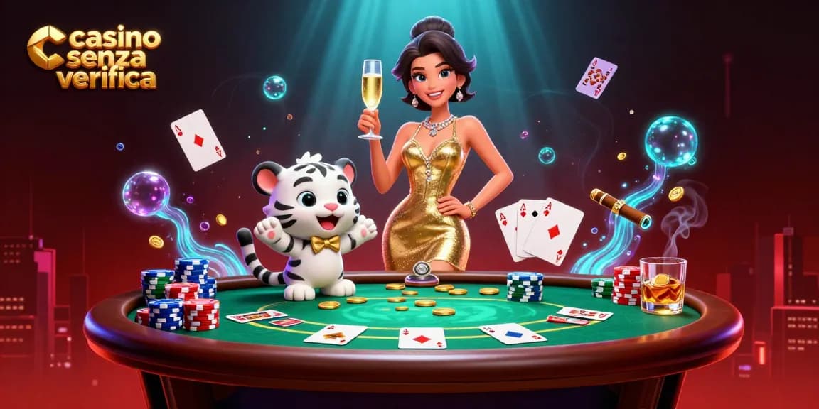 Vivi un'esperienza di gioco emozionante al casino senza verifica con la nostra vivace scena di gioco caratterizzata da personaggi squisiti e dettagli ricchi.