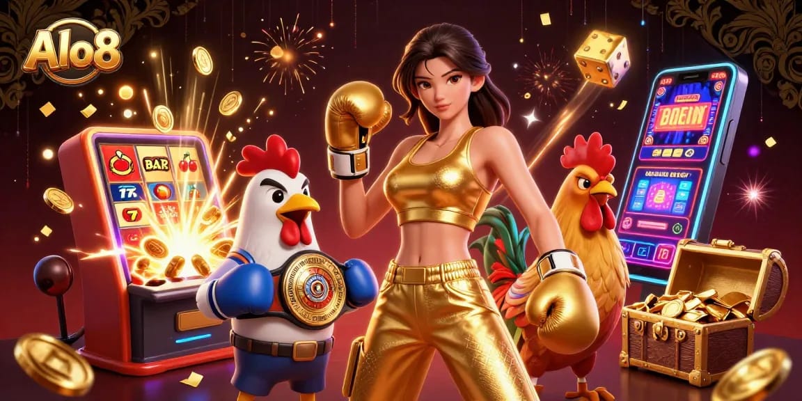Alo8 offers a thrilling casino experience with a vibrant jackpot atmosphere, showcasing dynamic gaming elements.