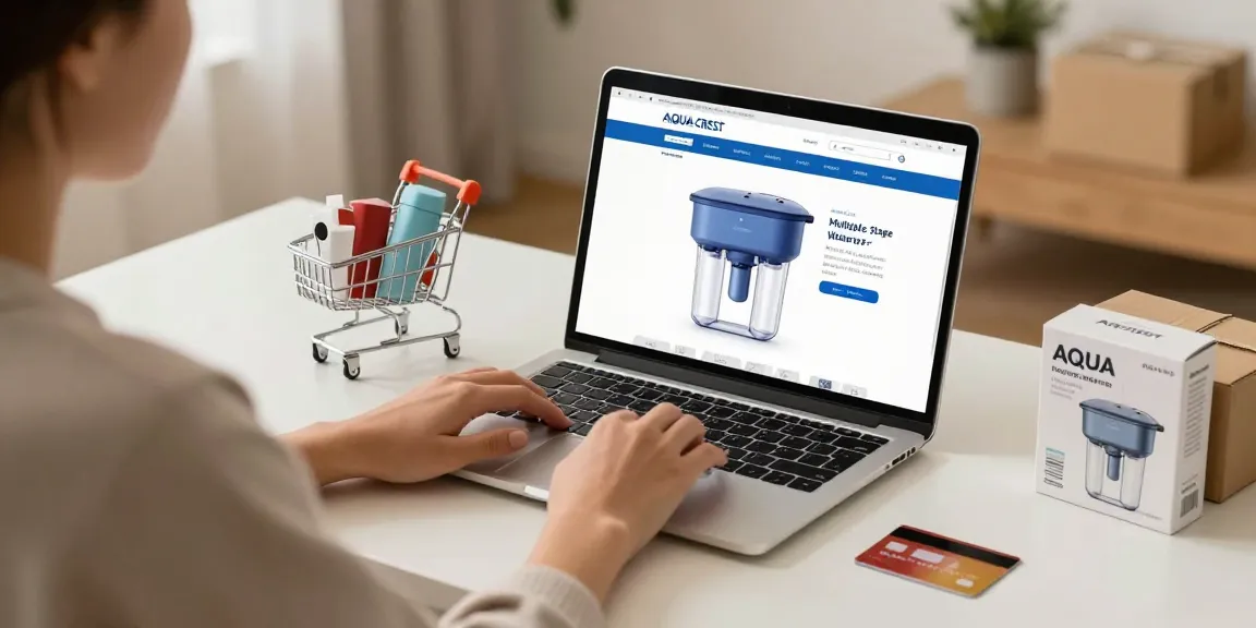 AQUA CREST Multiple-Stage Water Filters for online shopping, best deals on e-commerce platform.