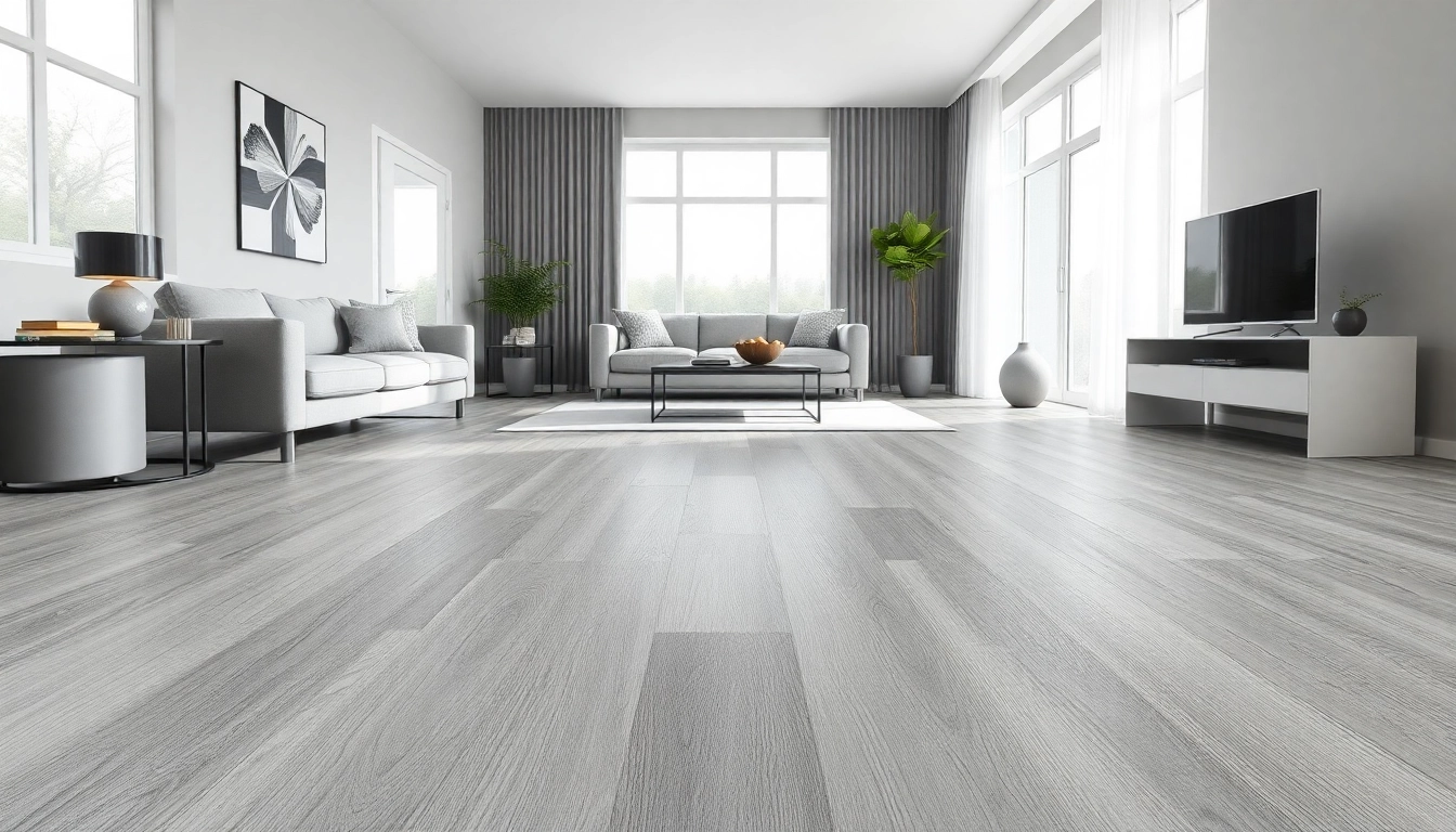 Transform your space with stunning grey vinyl flooring that complements modern interiors.