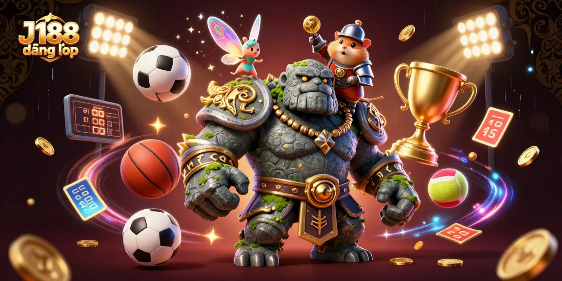 Play and win at J188 đăng nhập with dynamic gaming elements in a vibrant casino atmosphere.
