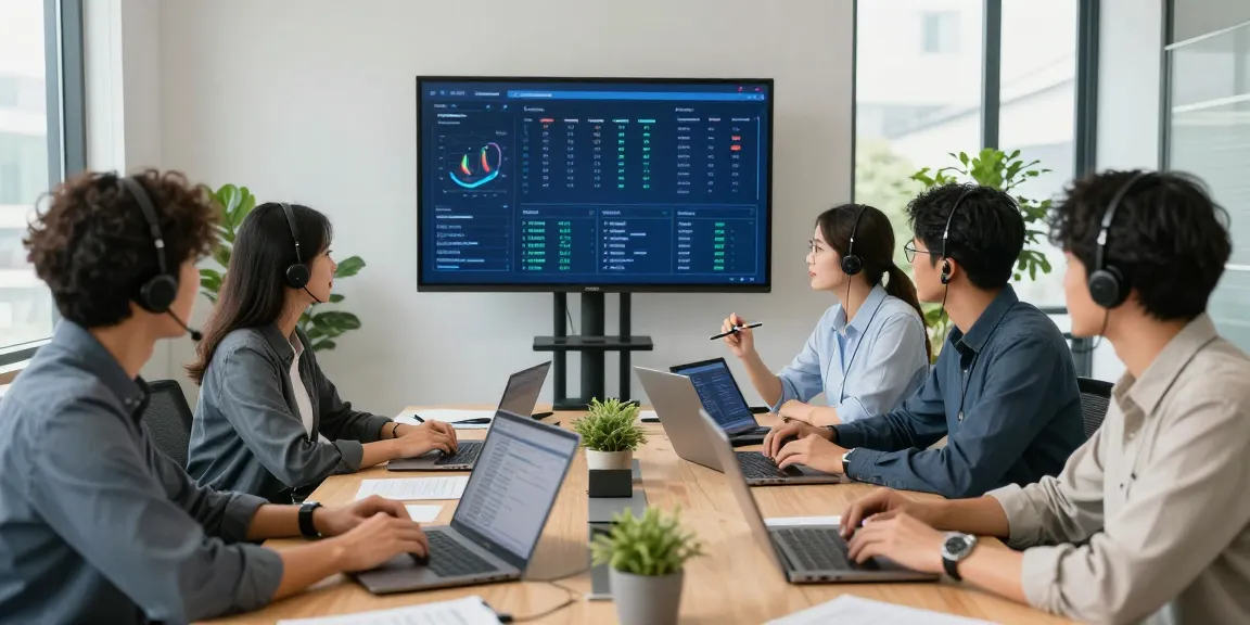 Small business IT support team collaborating in a dynamic office environment to enhance tech solutions.