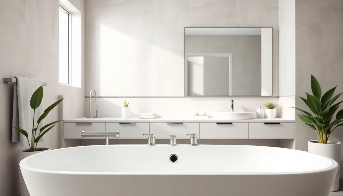 Transform your small bathroom remodel with modern fixtures and minimalist design.