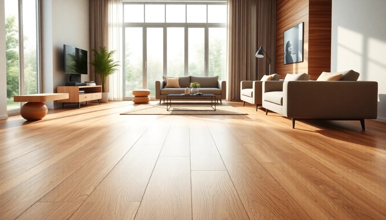 Showcasing quality vinyl flooring that enhances interior design aesthetics in a modern home