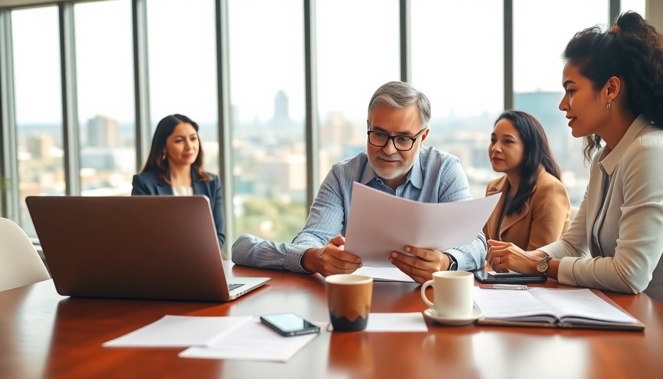 Engaged discussion on retirement planning for business owners San Antonio in a professional setting.