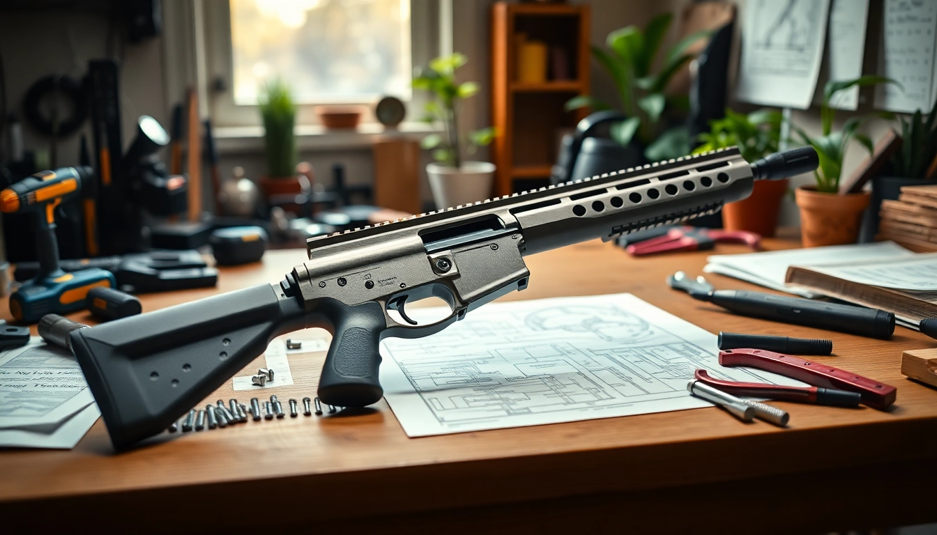 Assembling the p80 pf940v2 frame kit with precision tools and a supportive workspace.