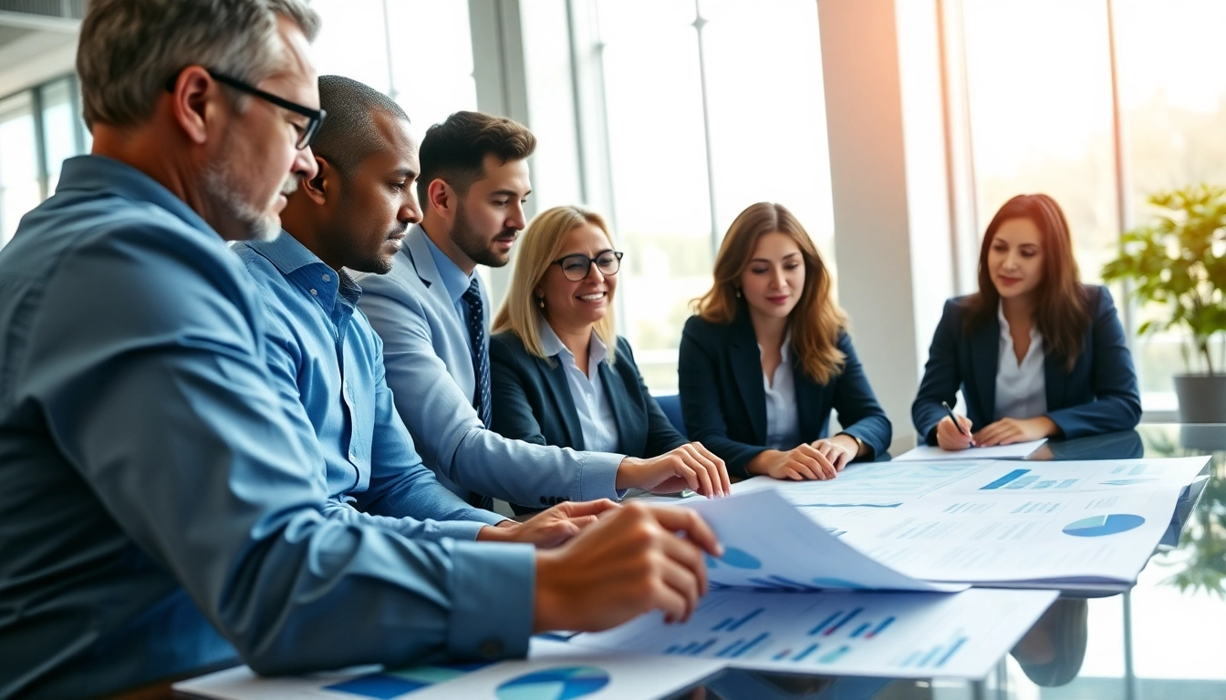 Analyze competitor pricing strategies in a modern office showcasing collaboration and data analysis.