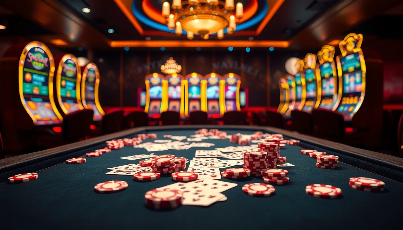 Experience the excitement of poker with immersive visuals featuring 'porn ai' themes in a vibrant casino setting.