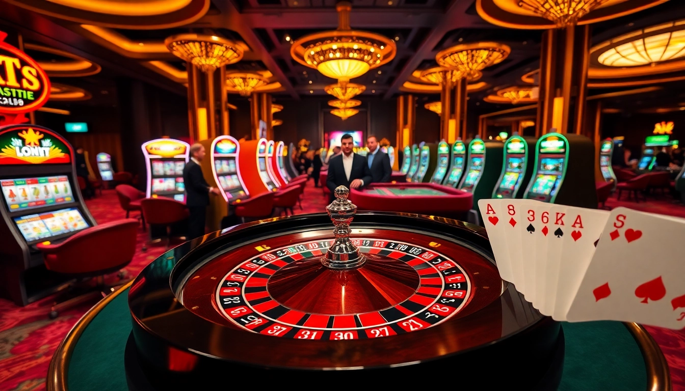S8 casino scene showcasing roulette table and vibrant gaming atmosphere filled with excitement and luxury.