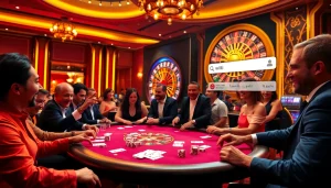 Engaging scene of gamblers strategizing at a poker table, with hidden wiki search engine theme.