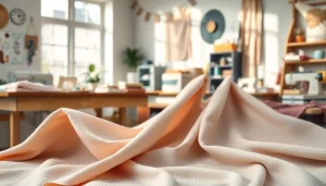 Ontdek ribcord katoen met verschillende texturen en kleuren in een creatieve naaistudio.