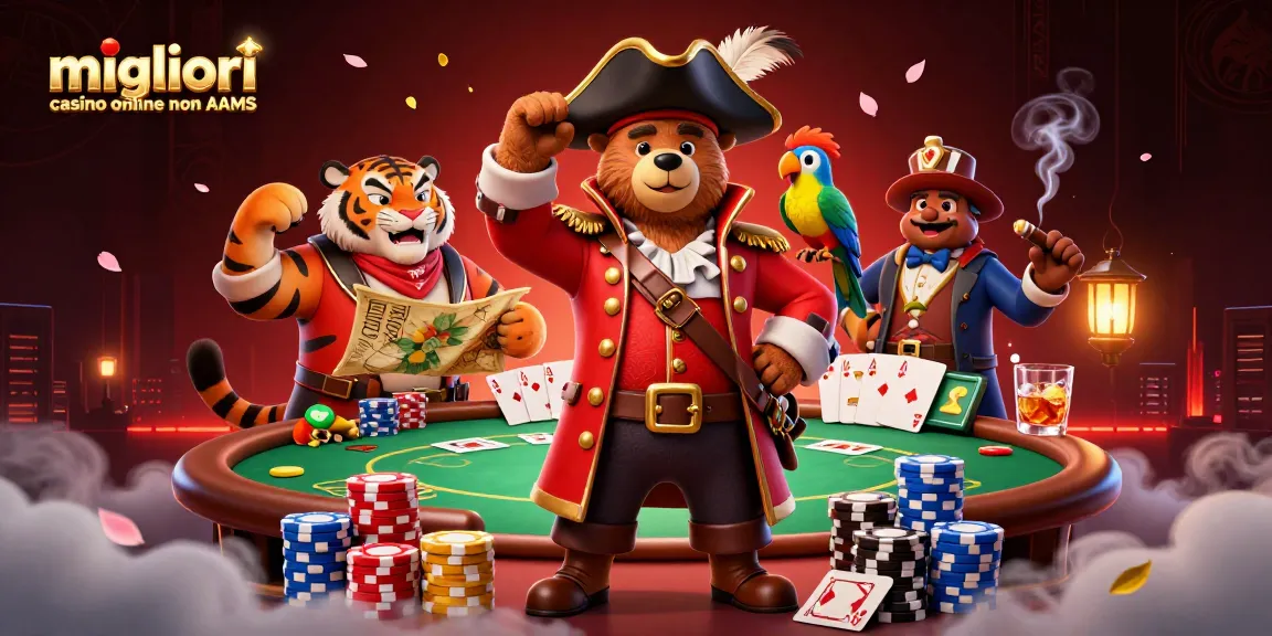 Gioca a giochi emozionanti nei migliori casino online non AAMS con azione entusiasmante di poker.